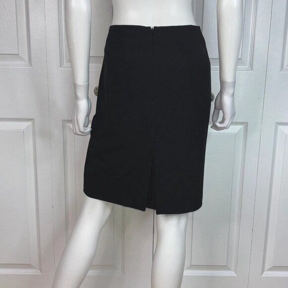 ANN TAYLOR women's black skirt size 8 - Picture 2 of 3